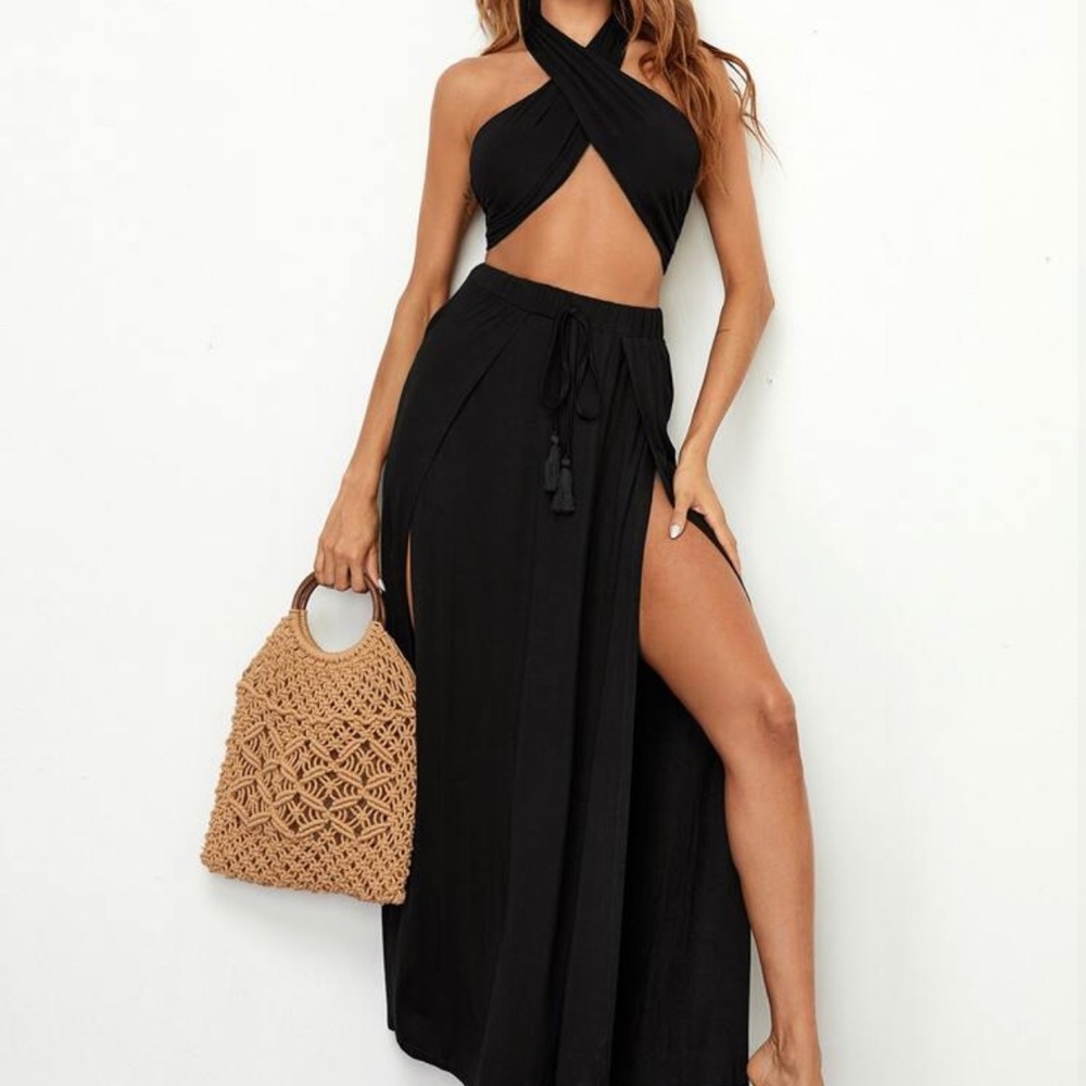 SHEIN Black 2-piece set